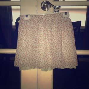Forever 21 Floral Mini Skirt